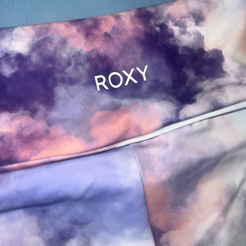 New Pink ROXY Women’s Large Swim 60$ Surf Shop Bikini Shorts Workout Beach Gym - Picture 5 of 8